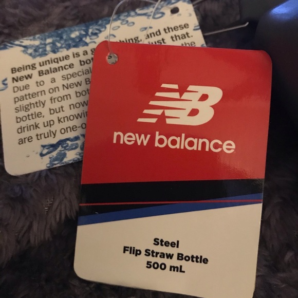 New Balance Camo Stainls Stl Flip-Straw Bottle NIB - Picture 4 of 4